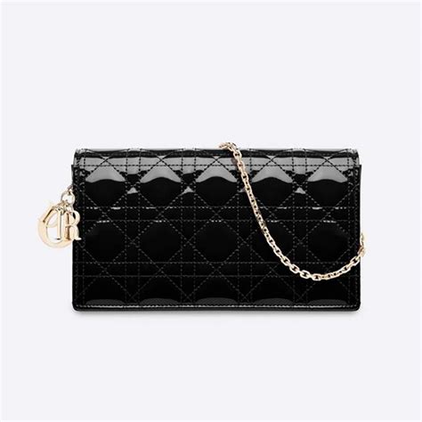 lady dior pouch black patent cannage calfskin|Small Lady Dior Bag Black Patent Cannage Calfskin .